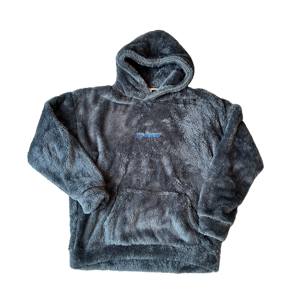 Gray Sherpa Hoodie