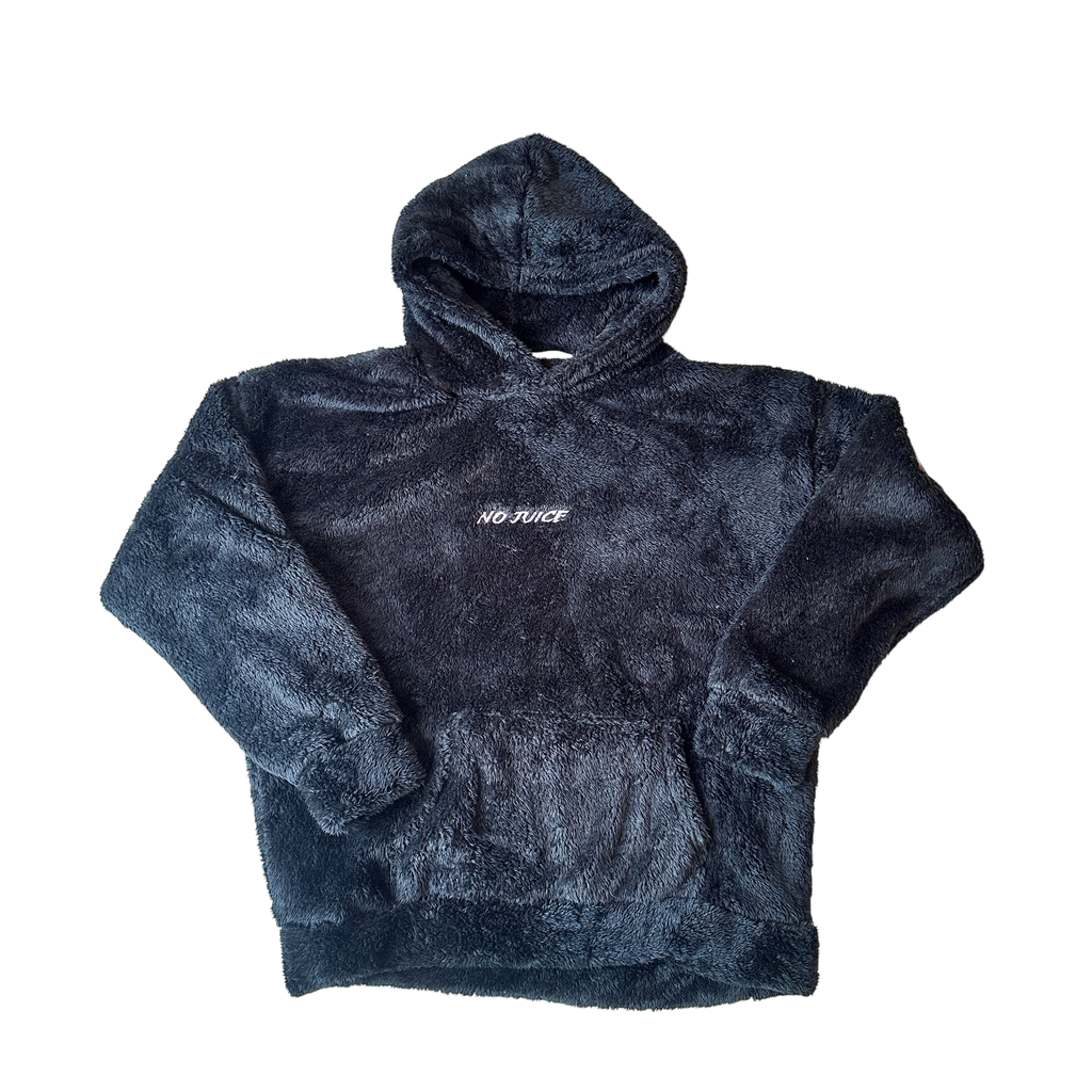 Black Sherpa Hoodie