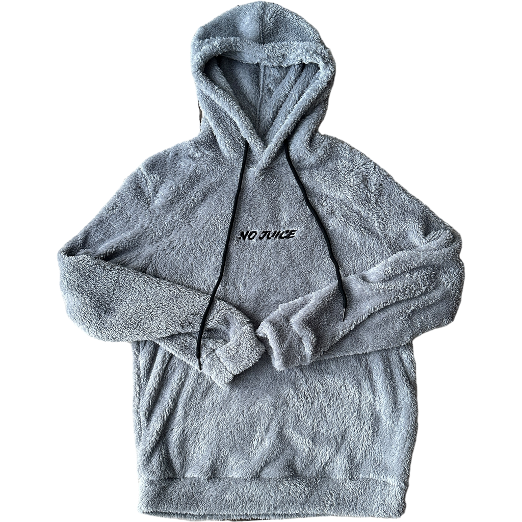 Gray Sherpa Hoodie