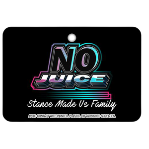 NO JUICE AIR FRESHENER - BLACK ICE