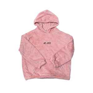 No Juice Pink Sherpa Hoodie