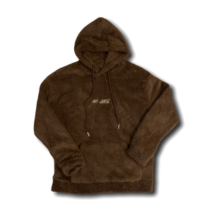 No Juice Brown Sherpa Hoodie