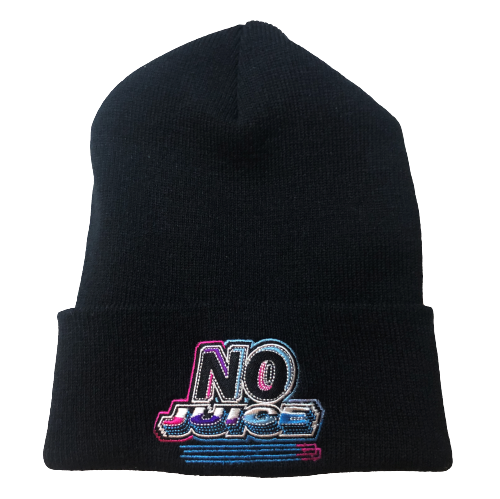 NO JUICE BLACK BEANIE