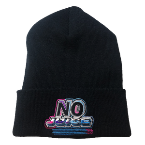 NO JUICE BLACK BEANIE